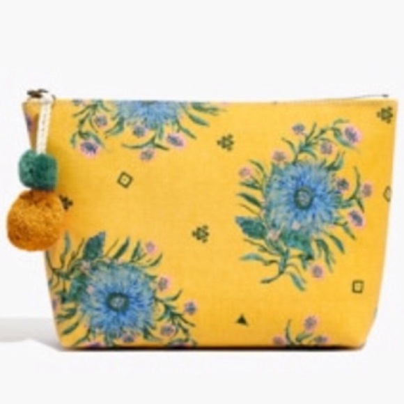 Madewell Handbags - MADEWELL Make Up Pouch Clutch Paisley Bag